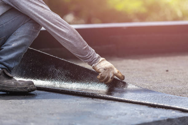 Professional Emergency Waterproofing technician working in Kingston, OH